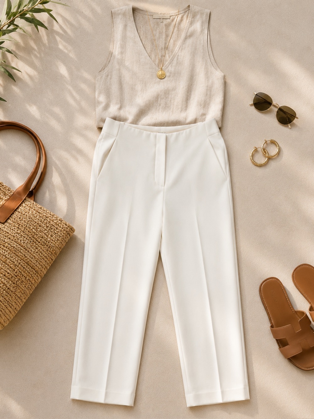 Express Ivory Trousers